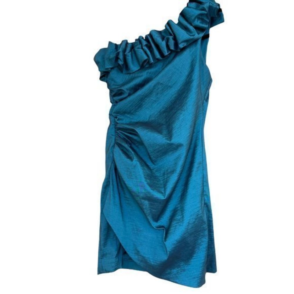 SL Fashions One Shoulder Ruffle Dress - Picture 7 of 7